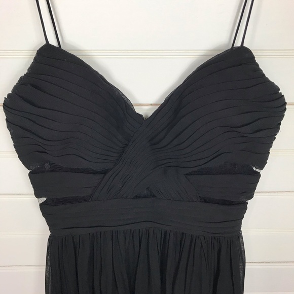 Hailey Logan Mesh Panel Mini Dress Size 3/4 - Picture 3 of 5